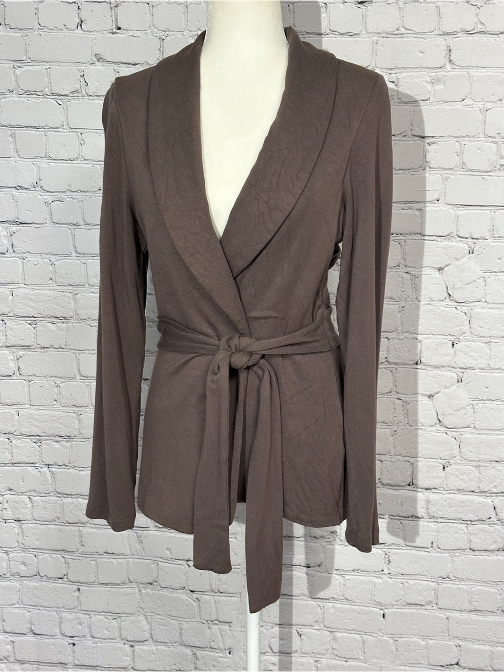Tahari Women's Jacket Cardigan in Taupe